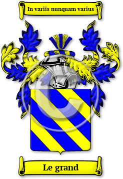 Le grand Family Crest Download (jpg) Legacy Series - 150 DPI